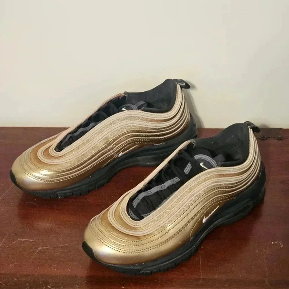 Women's Nike Air Max 97Copper Size 9 Metallic RedBronze/Oil Grey CT1176-900 - Picture 2 of 12